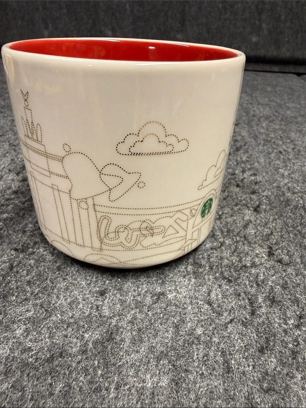 Starbucks city skyline